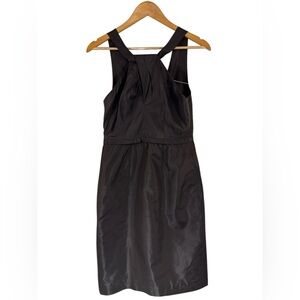 J.Crew 100% Silk Taffeta Dress in brown Size 4 NWT